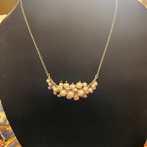 NWOT Pearl and Rhinestone Necklace